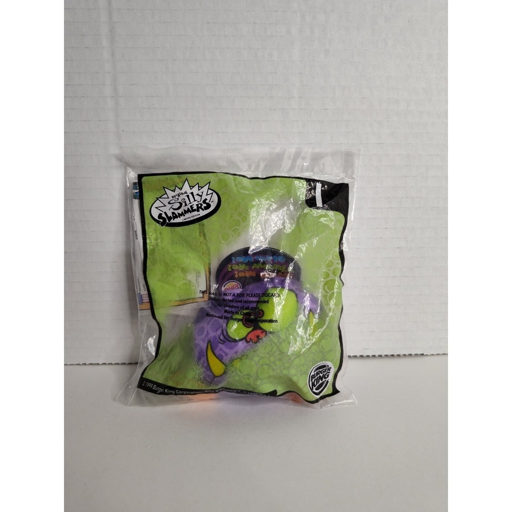 1999 Burger King Kid's Meal Toy Original Silly Slammers - #1 BATTY‎ *NEW*